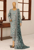 Identic by HZ Textiles Embroidered Lawn Unstitched 3 Piece Suit PDW-3329-B