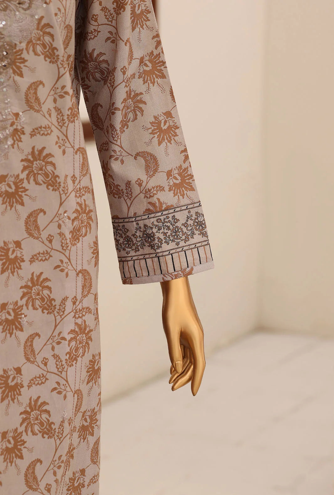 Identic by HZ Textiles Embroidered Lawn Unstitched 3 Piece Suit PDW-3329-C