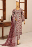 Identic by HZ Textiles Embroidered Lawn Unstitched 3 Piece Suit PDW-3329-D