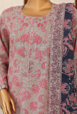 Identic by HZ Textiles Embroidered Lawn Unstitched 3 Piece Suit PDW-3329-E