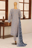 Identic by HZ Textiles Embroidered Lawn Unstitched 3 Piece Suit PDW-3329-F