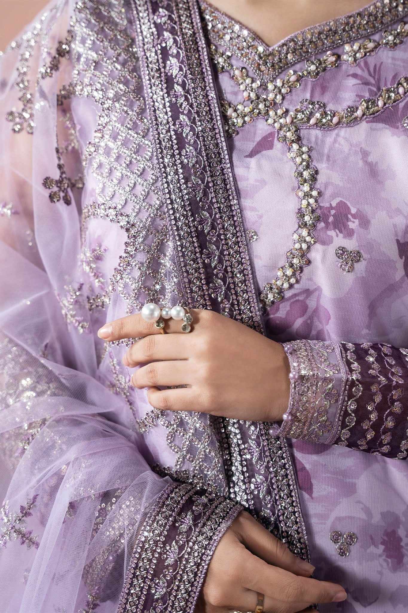RANGEEN by Ramsha (PS-101) | Festive Organza Collection 2026 Vol-01