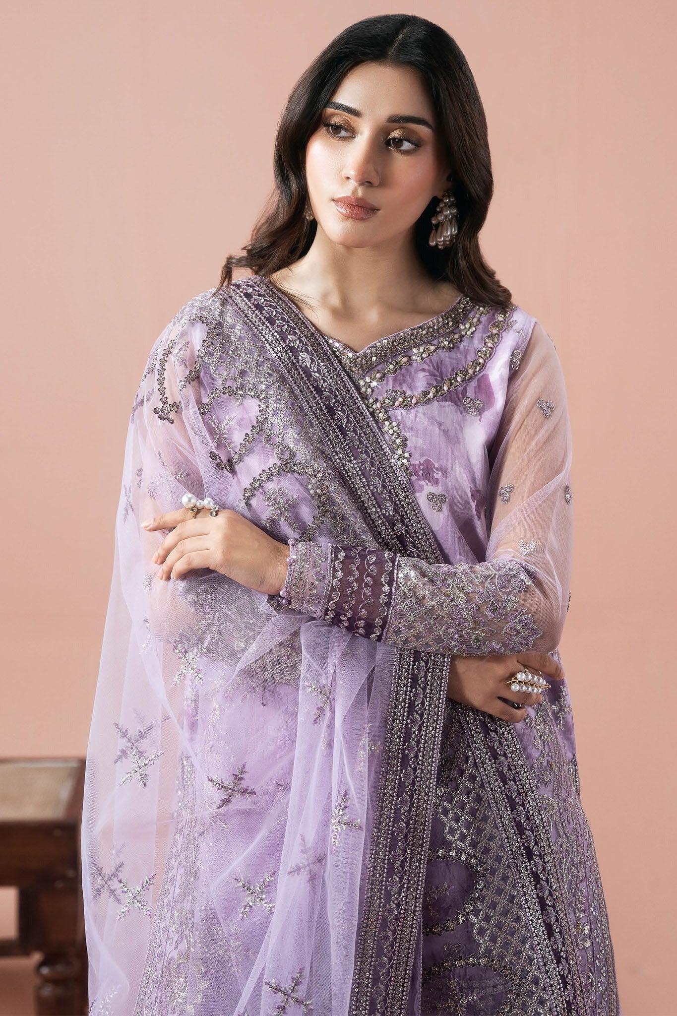 RANGEEN by Ramsha (PS-101) | Festive Organza Collection 2026 Vol-01