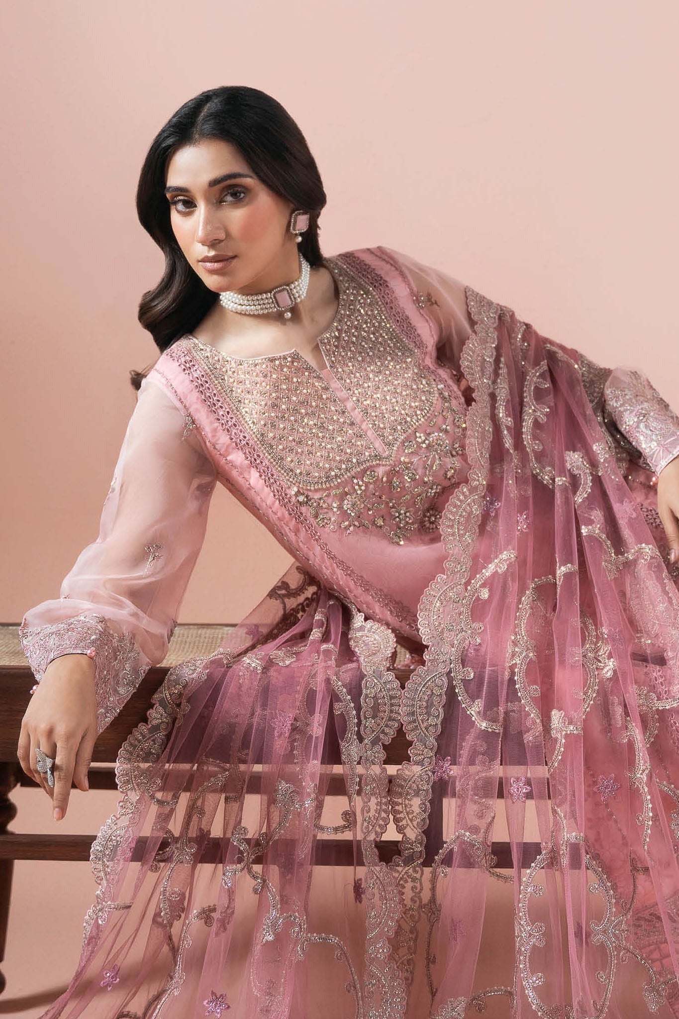 RANGEEN by Ramsha (PS-104) | Festive Organza Collection 2026 Vol-01