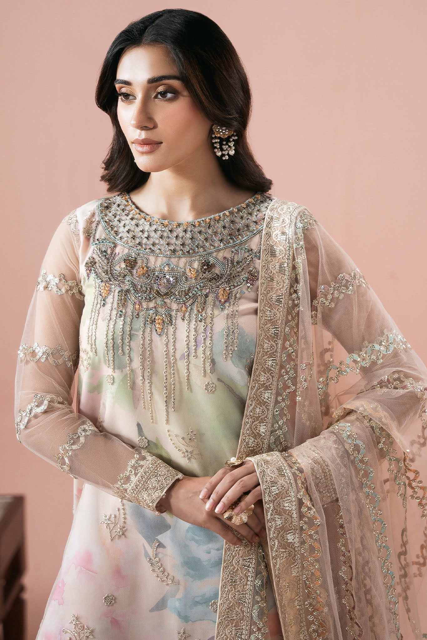 RANGEEN by Ramsha (PS-105) | Festive Organza Collection 2026 Vol-01