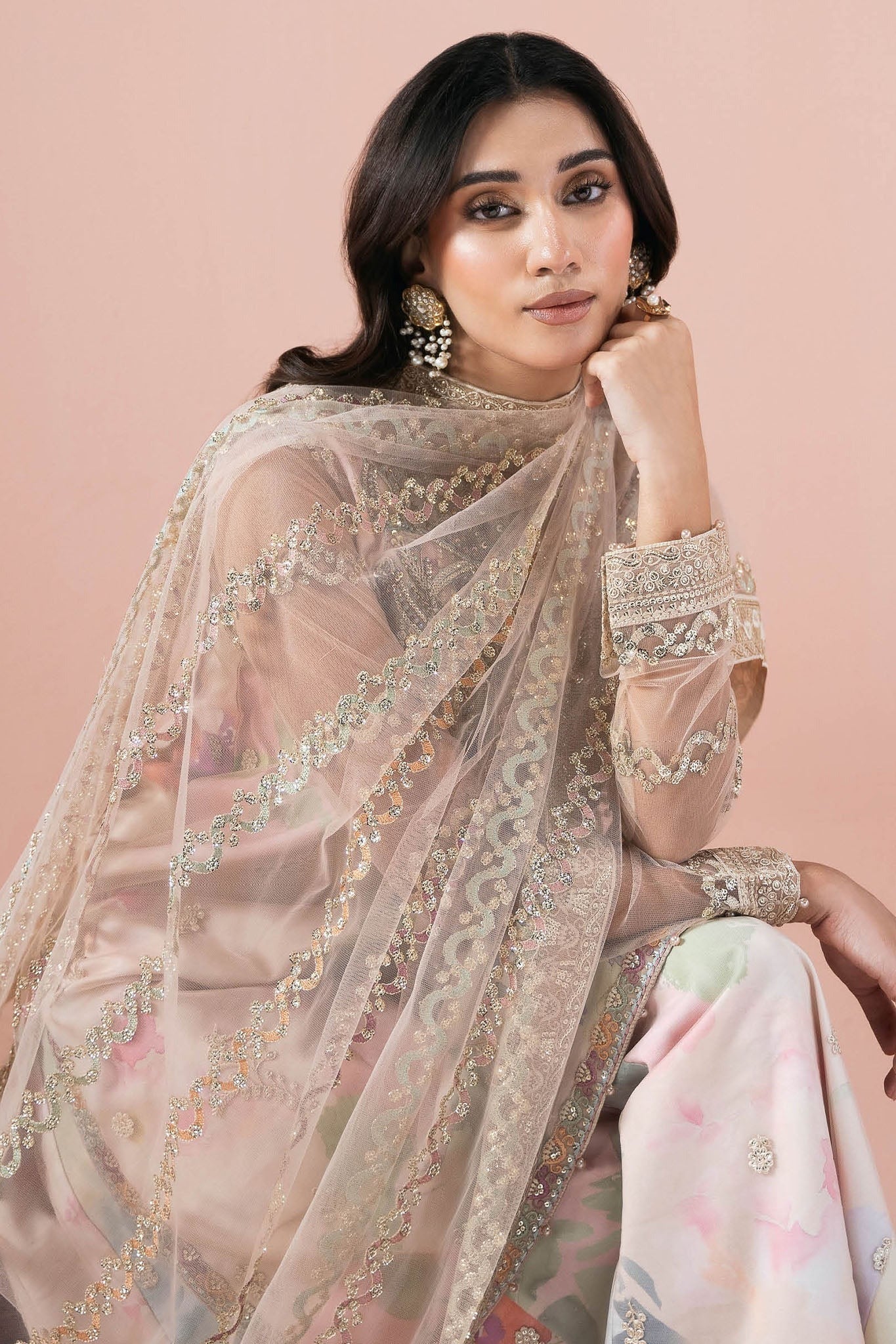 RANGEEN by Ramsha (PS-105) | Festive Organza Collection 2026 Vol-01