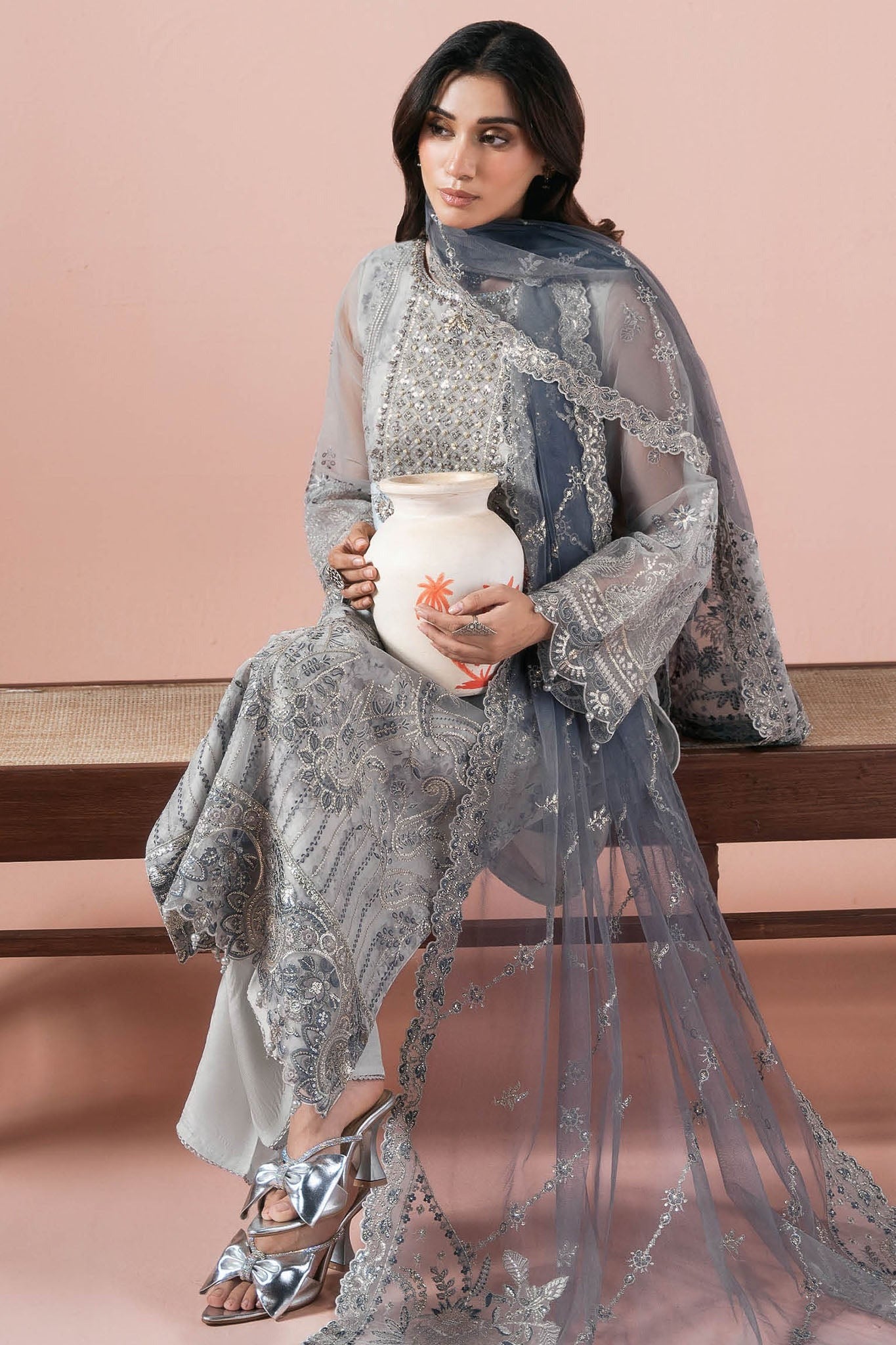 RANGEEN by Ramsha (PS-106) | Festive Organza Collection 2026 Vol-01