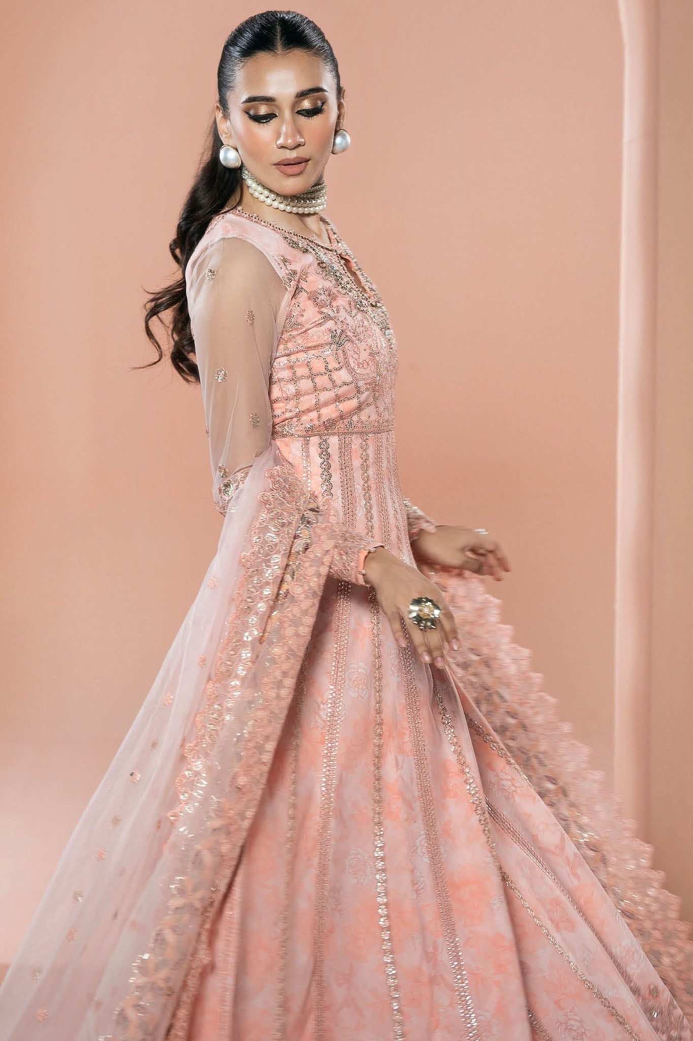 RANGEEN by Ramsha (PS-107) | Festive Organza Collection 2026 Vol-01