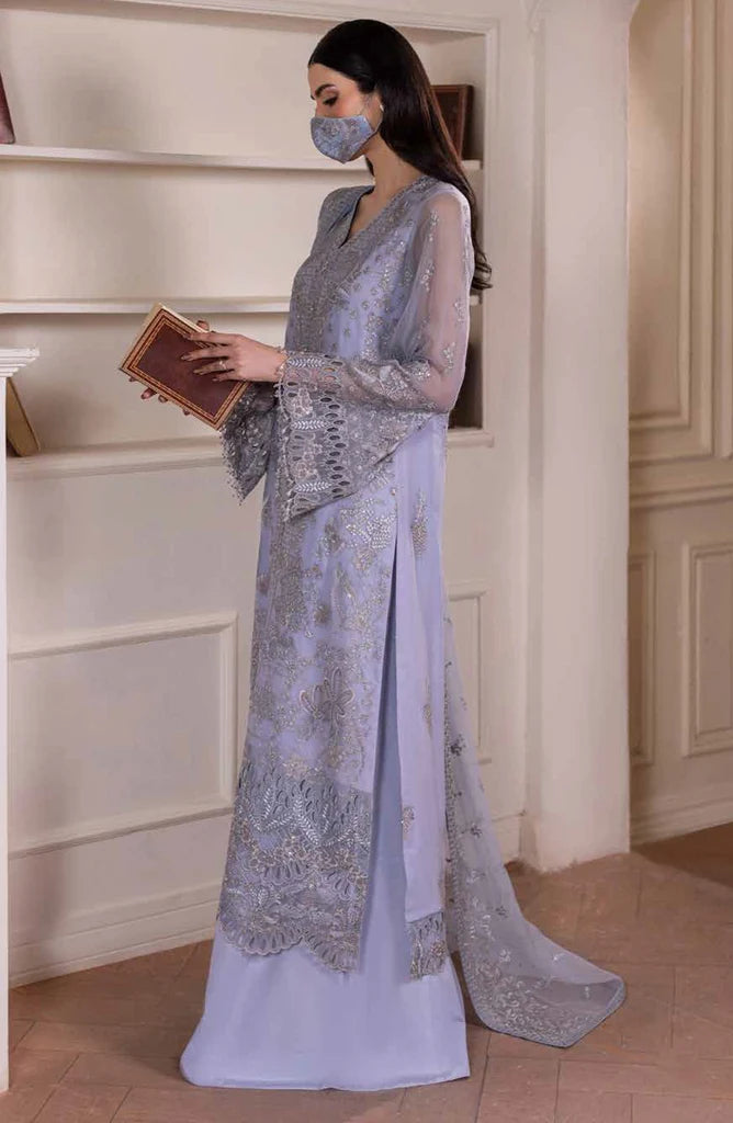 Parisa Safeera by Flossie Luxury Chiffon Unstitched Collection'26 | PA-06
