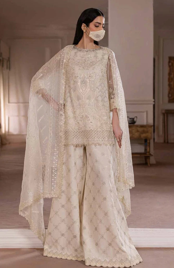 Parisa Safeera by Flossie Luxury Chiffon Unstitched Collection'26 | PA-07