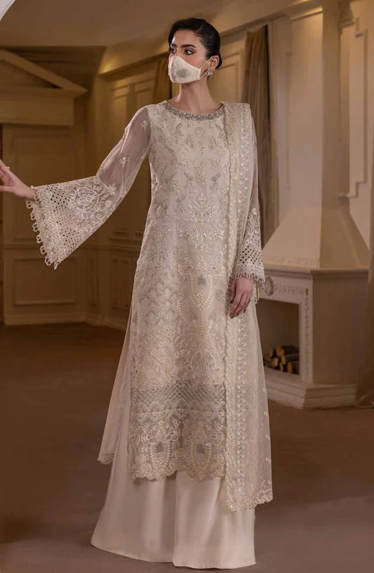 Parisa Safeera by Flossie Luxury Chiffon Unstitched Collection'26 | PA-07