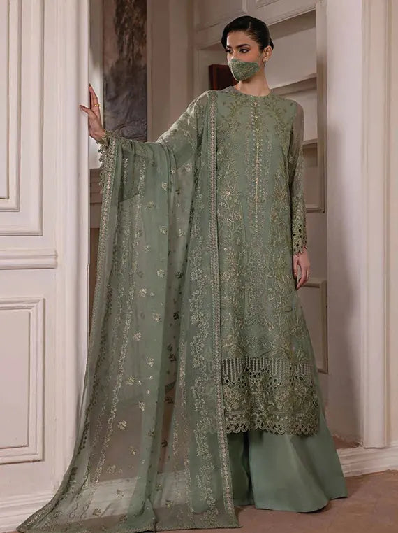 Parisa Safeera by Flossie Luxury Chiffon Unstitched Collection'26 | PA-03