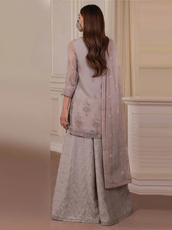 Parisa Safeera by Flossie Luxury Chiffon Unstitched Collection'26 | PA-10
