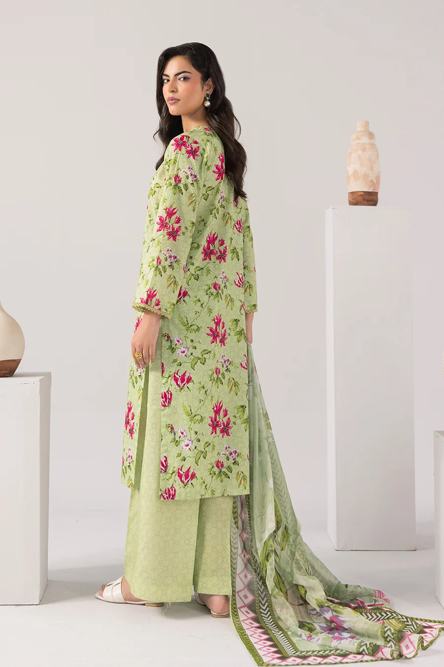 Petal Poetry - Printed Luxury Zeenat Pret(3Pcs)