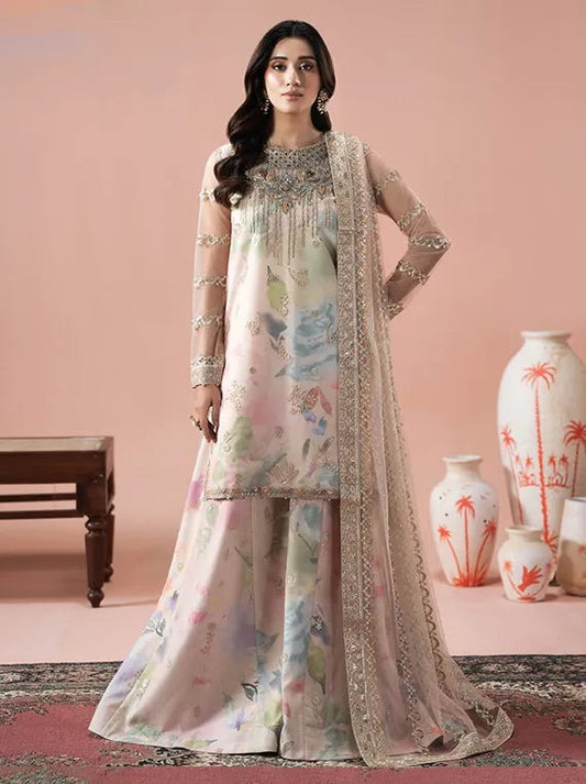 RANGEEN by Ramsha (PS-105) | Festive Organza Collection 2026 Vol-01