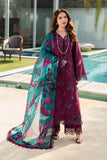 D-07 KAIA - Rang Rasiya Carnation Embroidered Lawn Unstitched 3Pc Suit