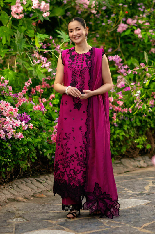 MAYA - Rang Rasiya Premium Embroidered Lawn Unstitched 3Pc Suit