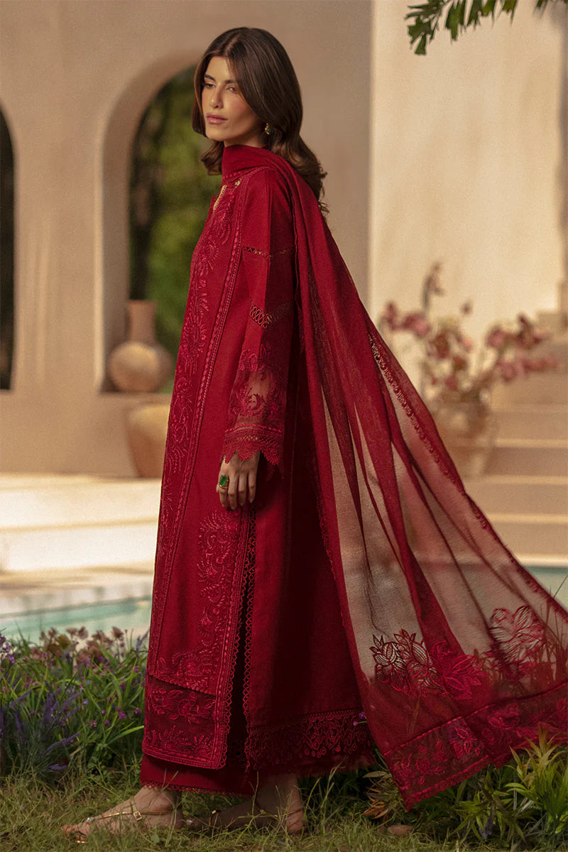 NEHAL - Rang Rasiya Premium Embroidered Lawn Unstitched 3Pc Suit