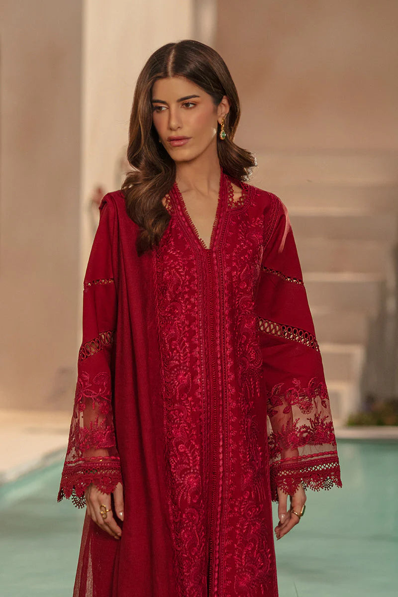 NEHAL - Rang Rasiya Premium Embroidered Lawn Unstitched 3Pc Suit