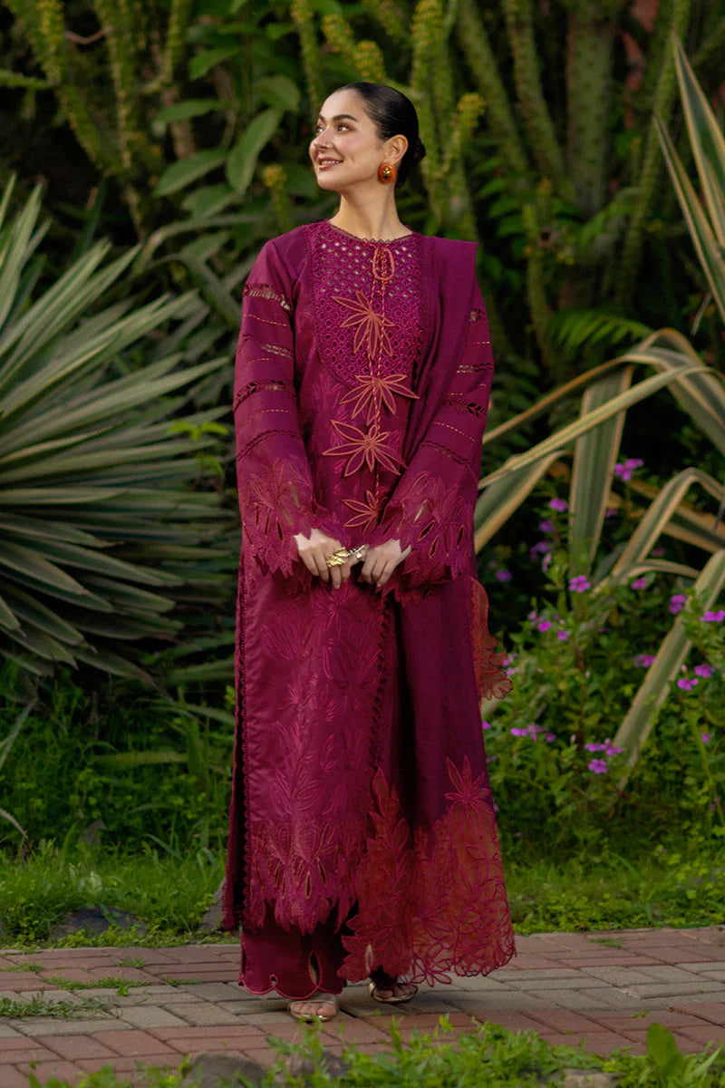 AYRA - Rang Rasiya Premium Embroidered Lawn Unstitched 3Pc Suit