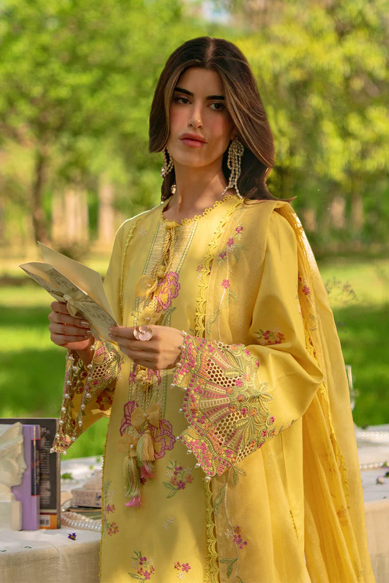 MYSHA - Rang Rasiya Premium Embroidered Lawn Unstitched 3Pc Suit