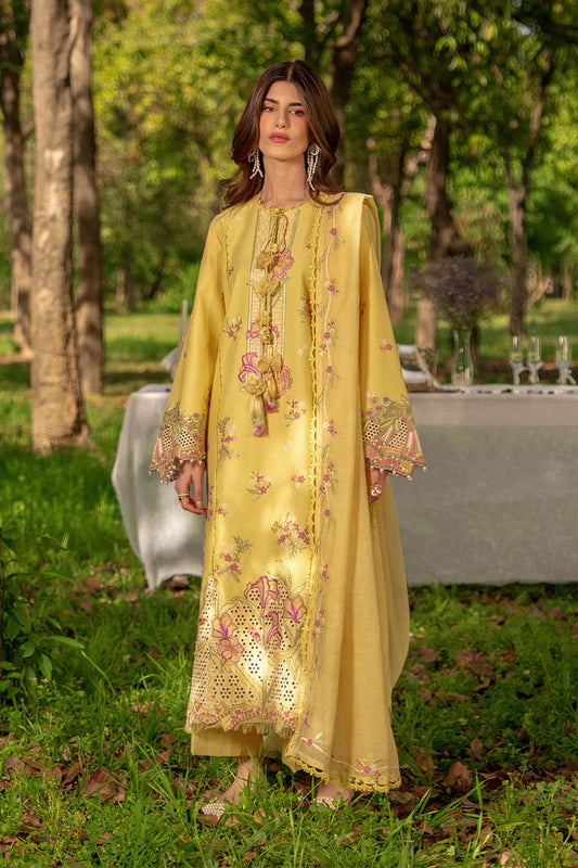 MYSHA - Rang Rasiya Premium Embroidered Lawn Unstitched 3Pc Suit