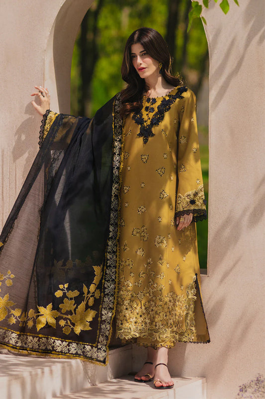 MAHI- Rang Rasiya Premium Embroidered Lawn Unstitched 3Pc Suit