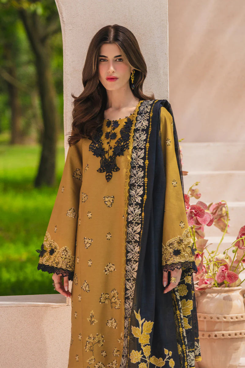 MAHI- Rang Rasiya Premium Embroidered Lawn Unstitched 3Pc Suit