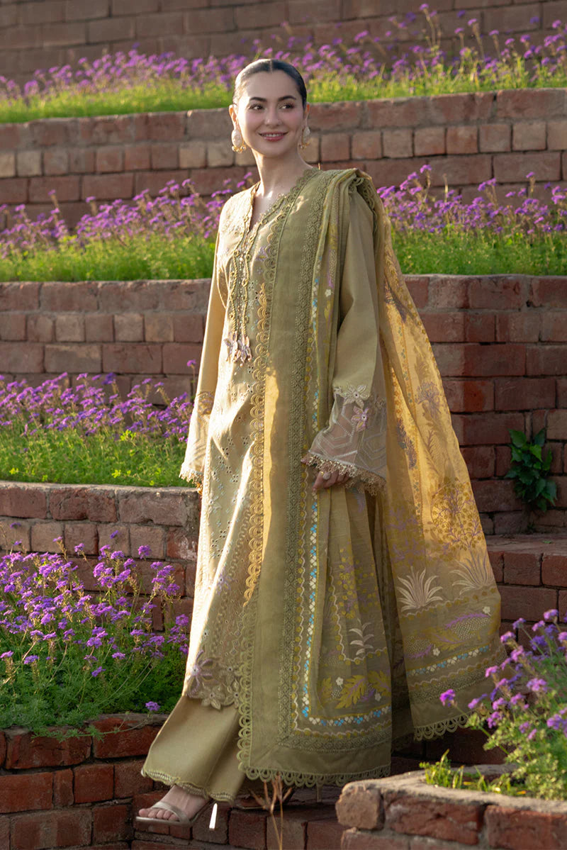 RAHA - Rang Rasiya Premium Embroidered Lawn Unstitched 3Pc Suit