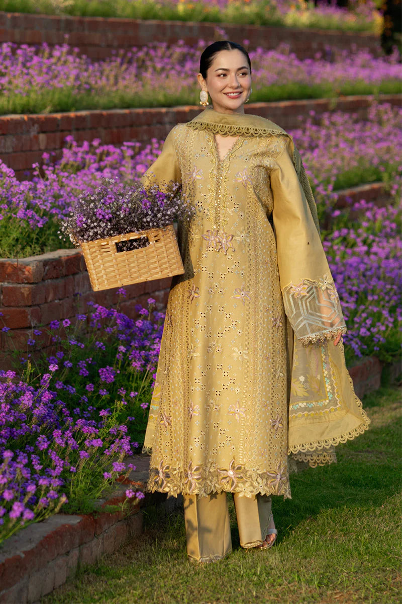 RAHA - Rang Rasiya Premium Embroidered Lawn Unstitched 3Pc Suit
