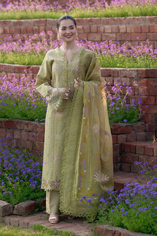 RAHA - Rang Rasiya Premium Embroidered Lawn Unstitched 3Pc Suit