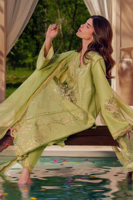NADINE- Rang Rasiya Premium Embroidered Lawn Unstitched 3Pc Suit