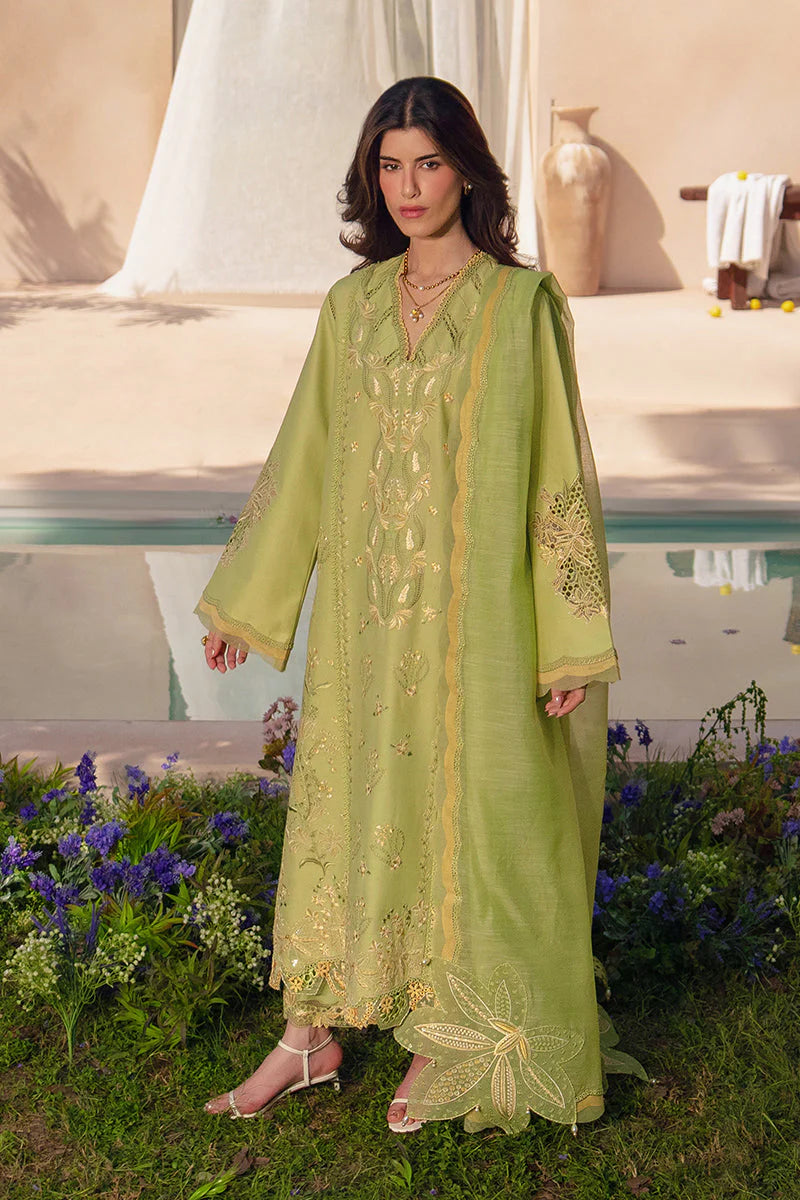 NADINE- Rang Rasiya Premium Embroidered Lawn Unstitched 3Pc Suit