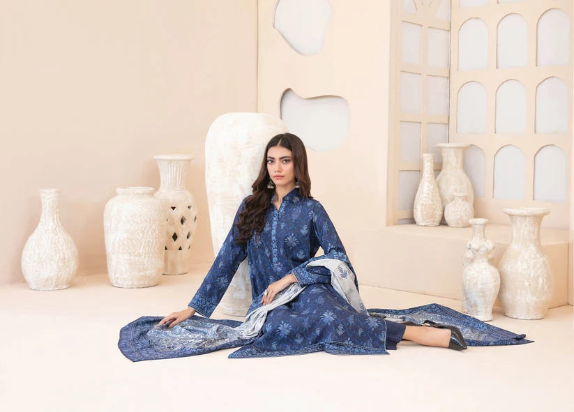 Rahab by Tawakkal – 3pcs Stitched Printed Staple [D-4395]