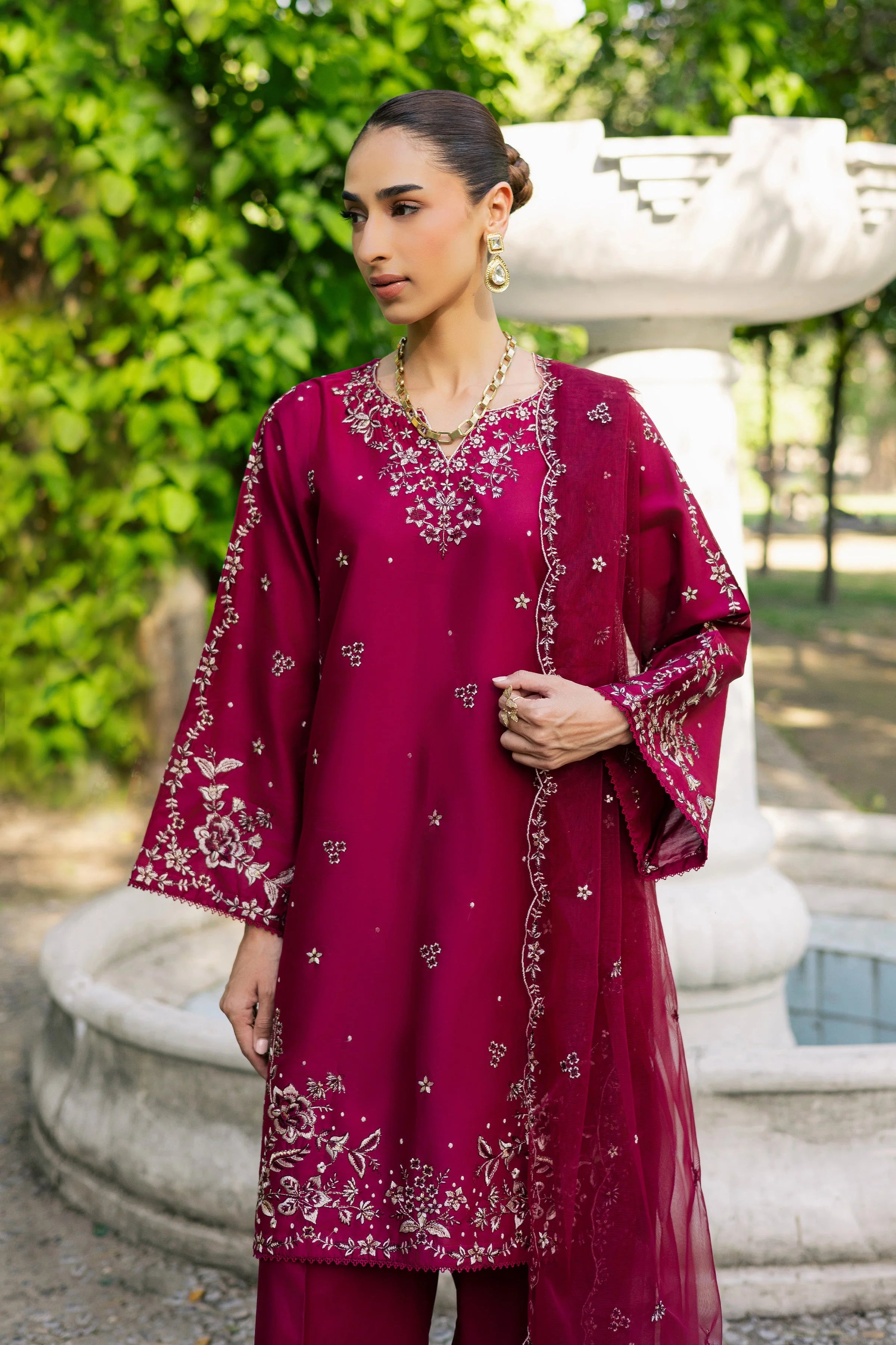 LUXURY PRET READY TO WEAR (3PC) - GULPOSH BY MISBAH