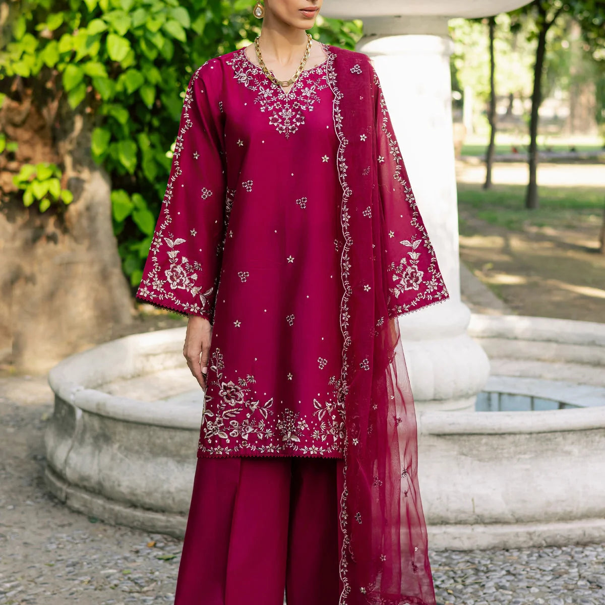 LUXURY PRET READY TO WEAR (3PC) - GULPOSH BY MISBAH