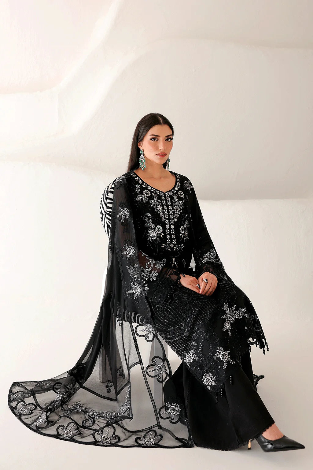 Satrangi By Ramsha Premium Unstitched Chiffon | ST-202
