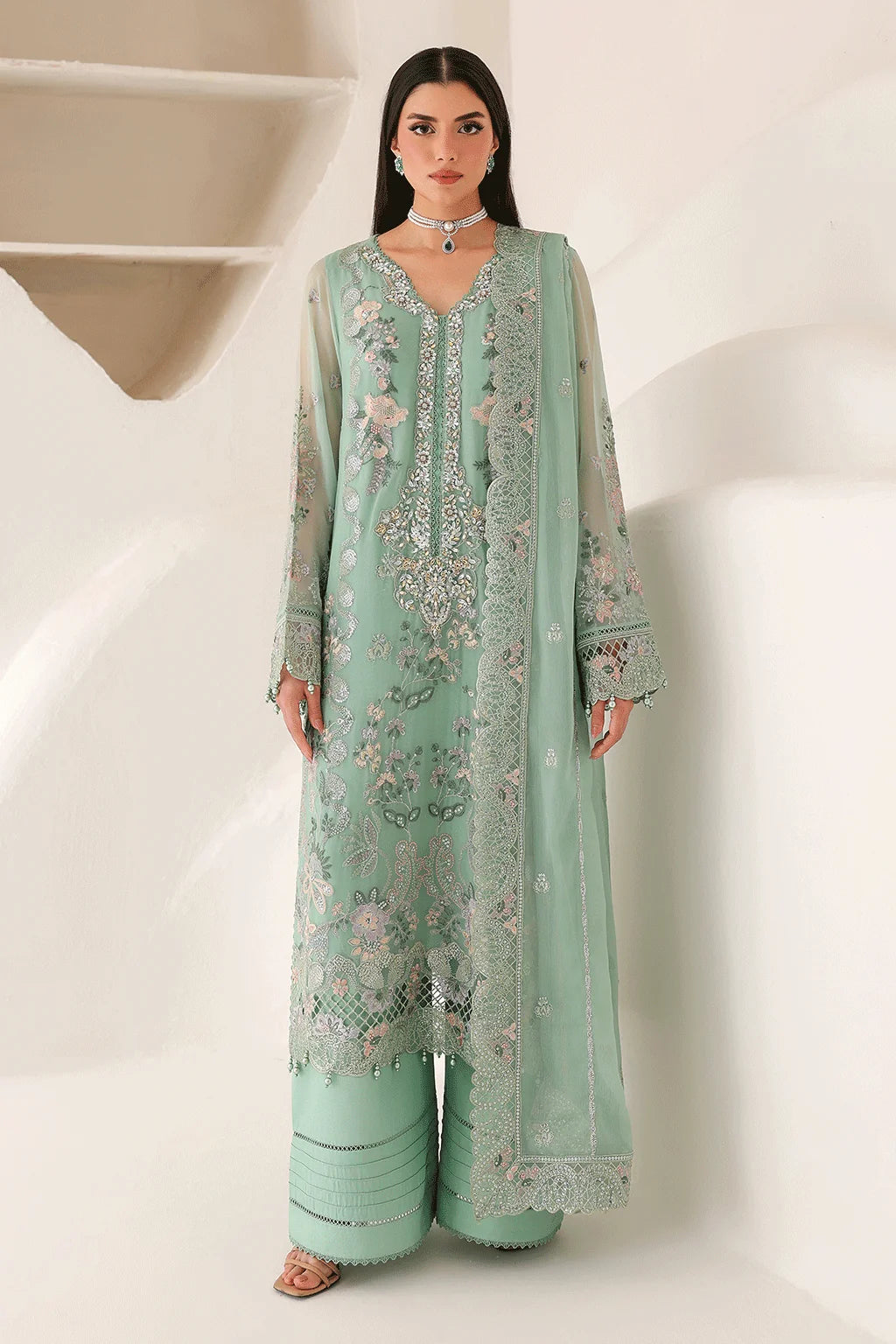 Satrangi By Ramsha Premium Unstitched Chiffon | ST-203