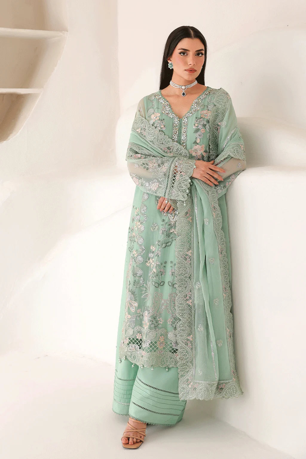 Satrangi By Ramsha Premium Unstitched Chiffon | ST-203