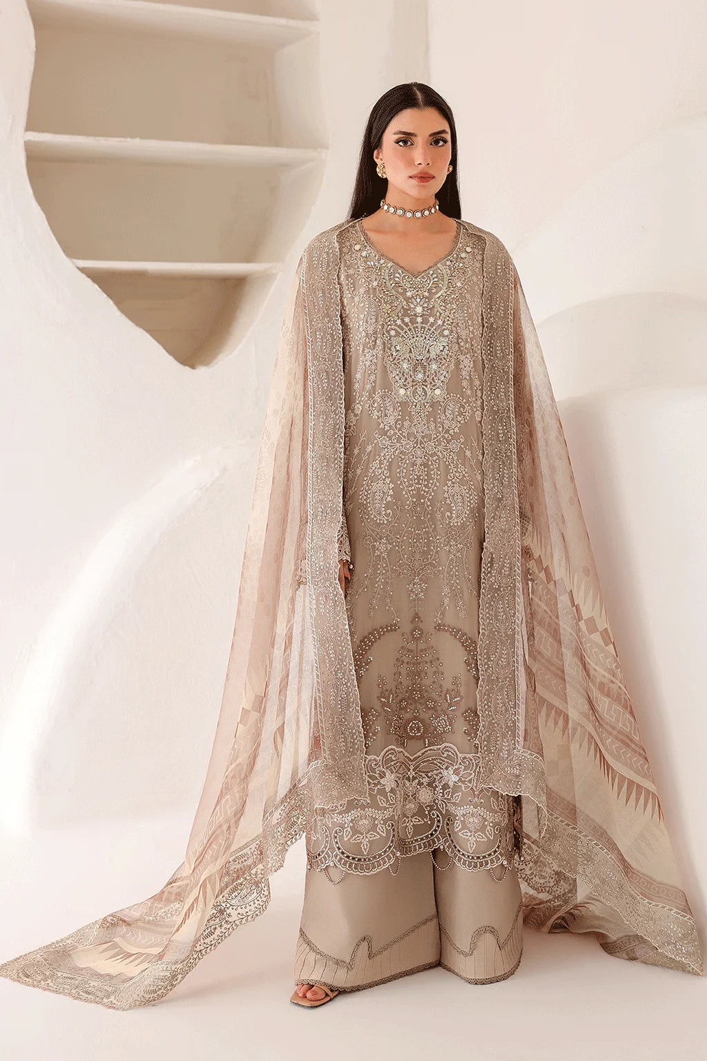 Satrangi By Ramsha Premium Unstitched Chiffon | ST-204