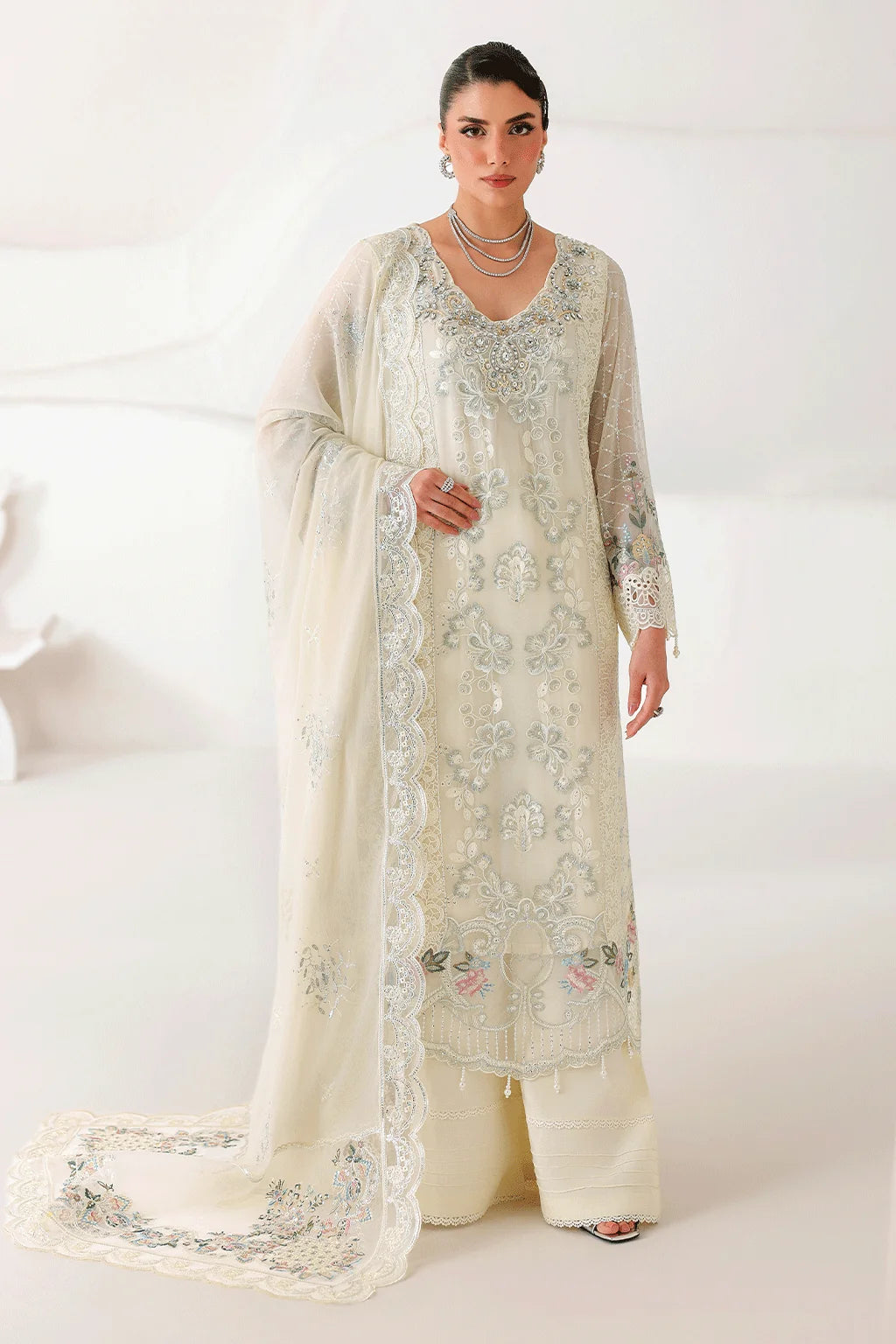 Satrangi By Ramsha Premium Unstitched Chiffon | ST-206