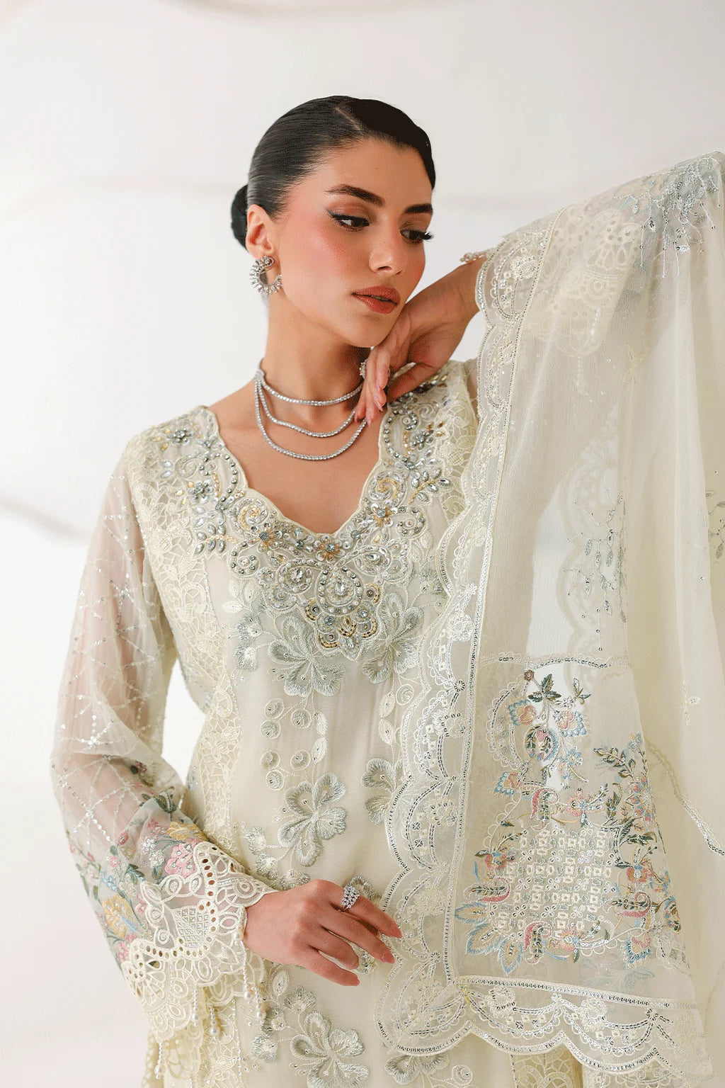 Satrangi By Ramsha Premium Unstitched Chiffon | ST-206