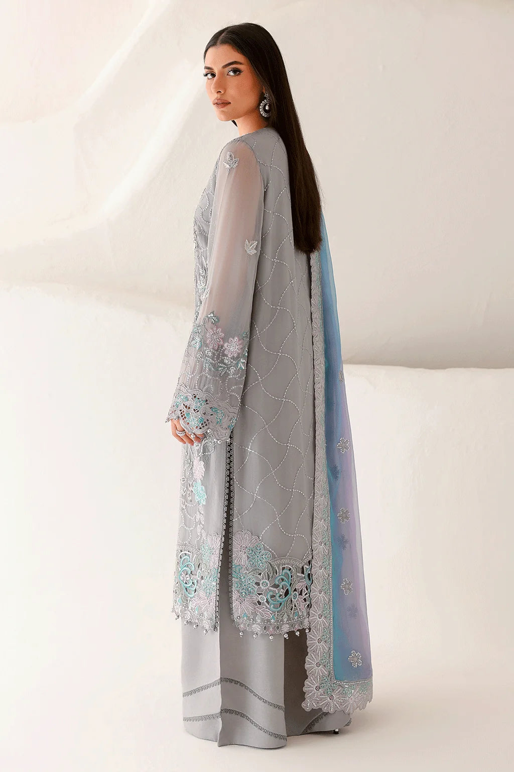 Satrangi By Ramsha Premium Unstitched Chiffon | ST-201