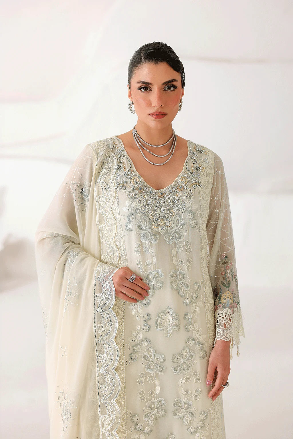 Satrangi By Ramsha Premium Unstitched Chiffon | ST-206