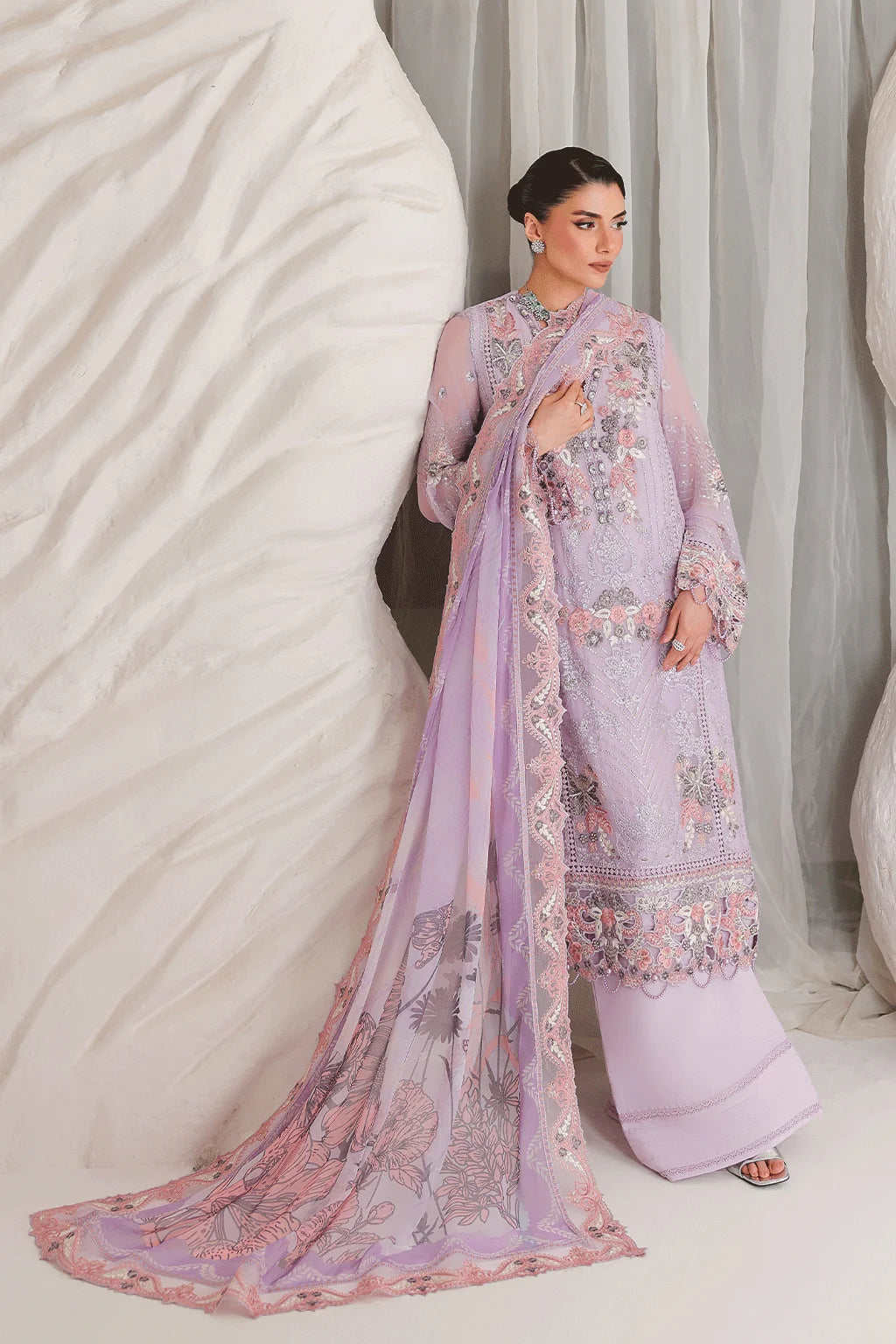 Satrangi By Ramsha Premium Unstitched Chiffon | ST-207