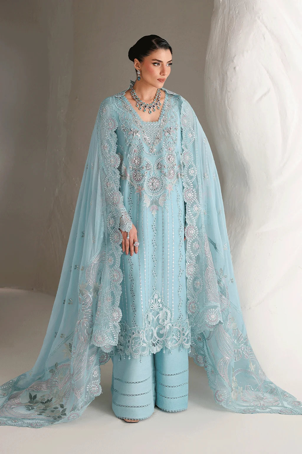 Satrangi By Ramsha Premium Unstitched Chiffon | ST-208