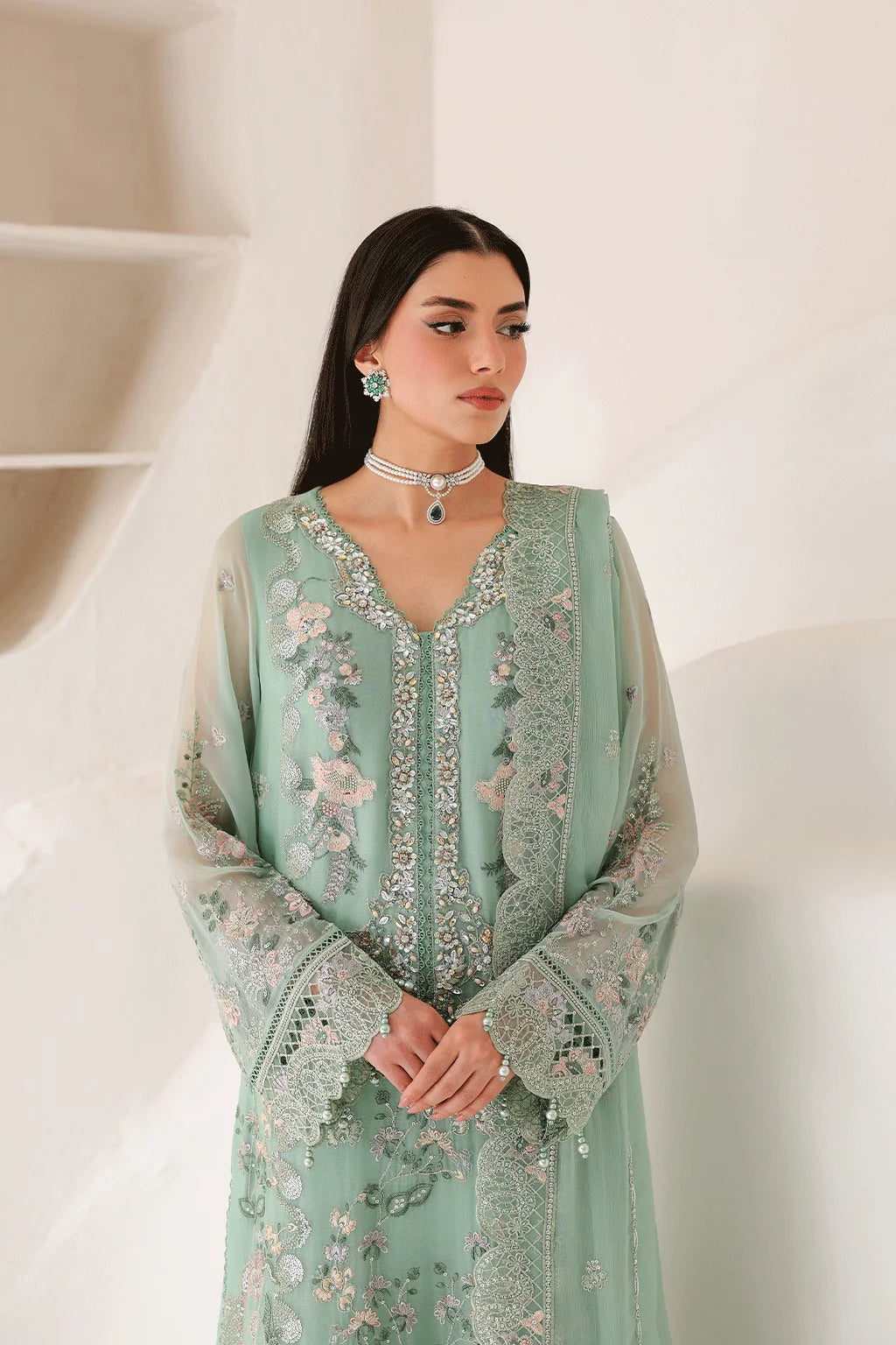 Satrangi By Ramsha Premium Unstitched Chiffon | ST-203