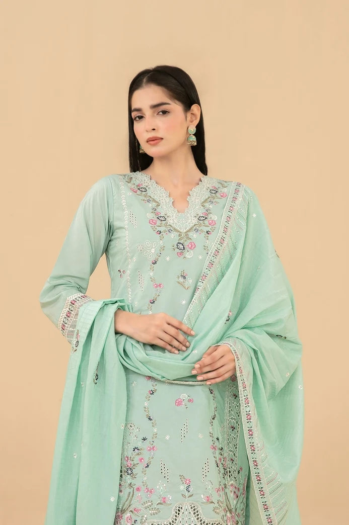 ESENSE BY TAWAKKAL 3pcs Un-Stitched Emb Viscose - D-4463