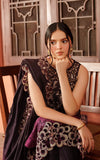 Asifa & Nabeel Siera LWC25-09 | 3-Piece Embroidered Unstitched Printed Viscose Winter Suit with Organza Detailing