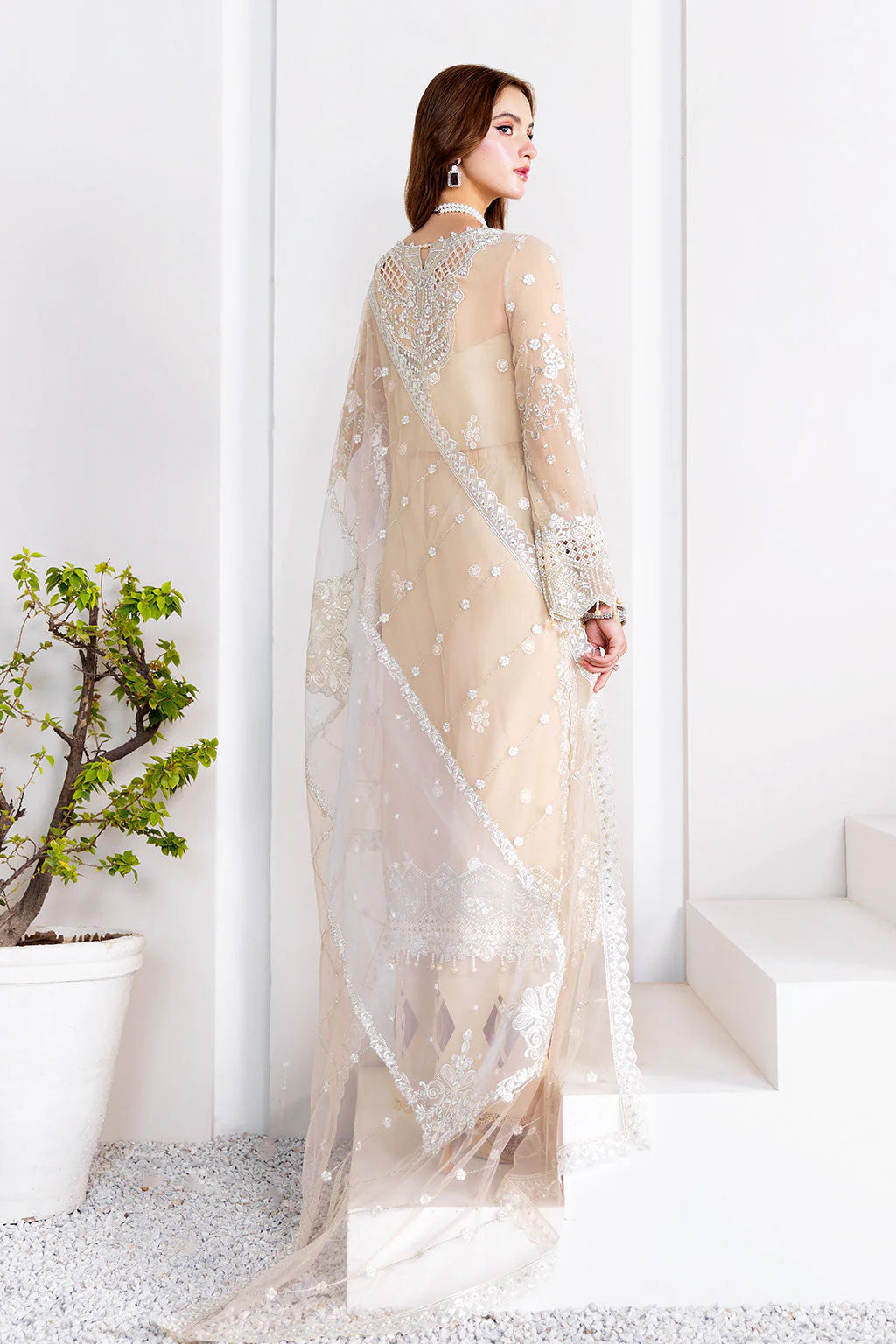 Ramsha Arzoo Luxury Chiffon Vol. 02 - Embroidered Unstitched 3 Piece Suit (U-201)